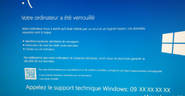 arnaque faux support Microsoft